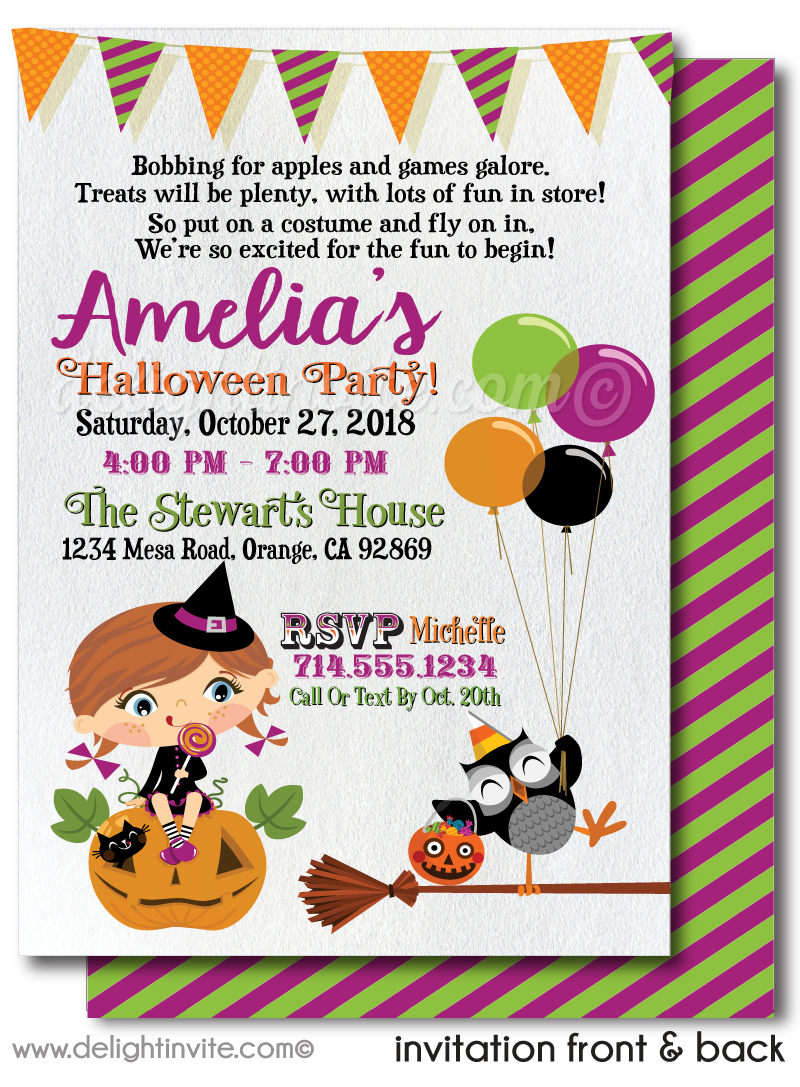 Halloween Invitations PNG HD Isolated