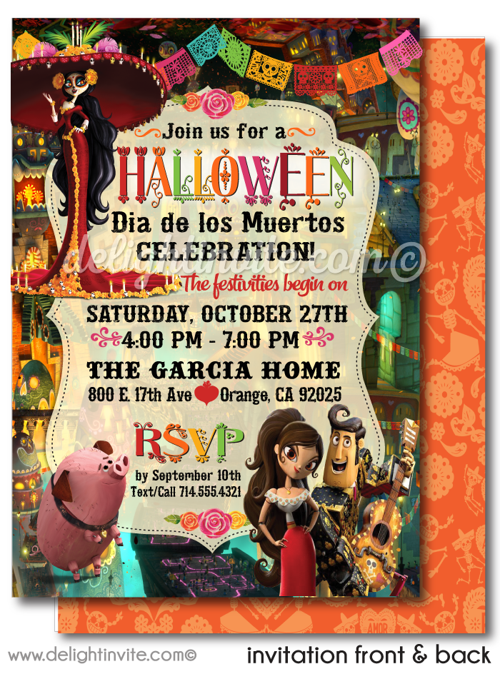 Halloween Invitations PNG Isolated Photo