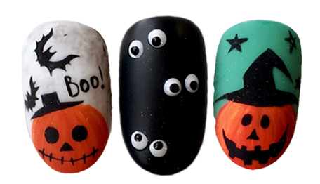 Halloween Nail Stickers PNG Clipart