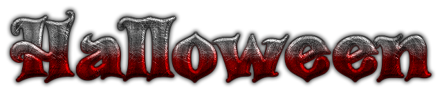 Halloween Words PNG HD Isolated