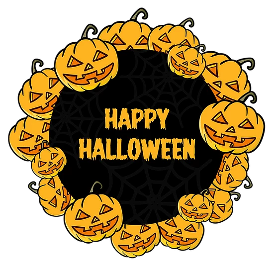 Halloween Wreath PNG Pic