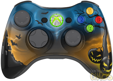 Halloween Xbox Controller PNG HD