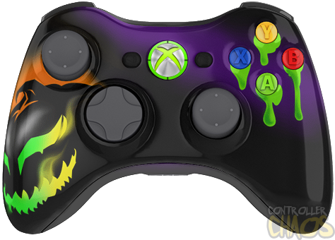 Halloween Xbox Controller PNG Pic