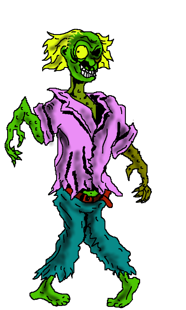 Halloween Zombie PNG File