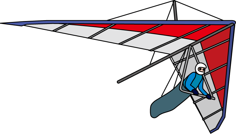 Hang Gliding PNG HD Isolated