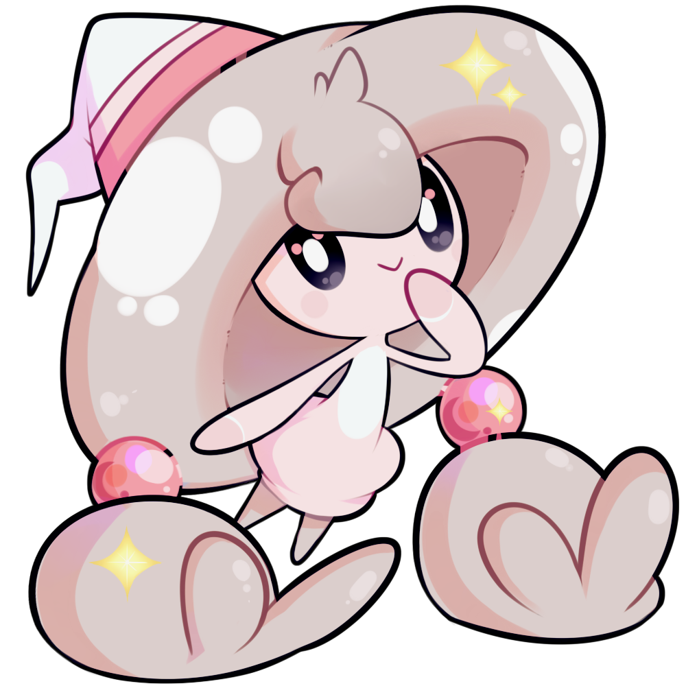 Hatenna Pokemon PNG Isolated Clipart
