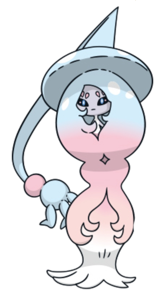 Hatterene Pokemon PNG Isolated Pic