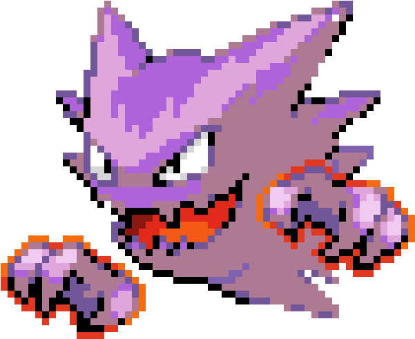 Haunter Pokemon PNG Isolated Picture