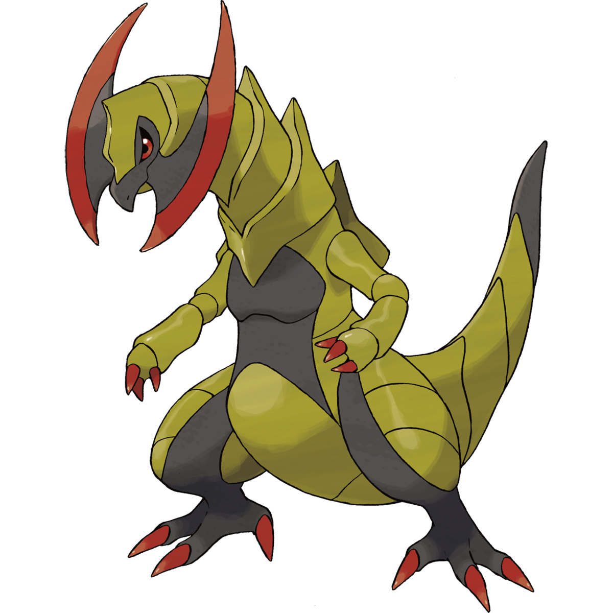 Haxorus Pokemon PNG Isolated Clipart