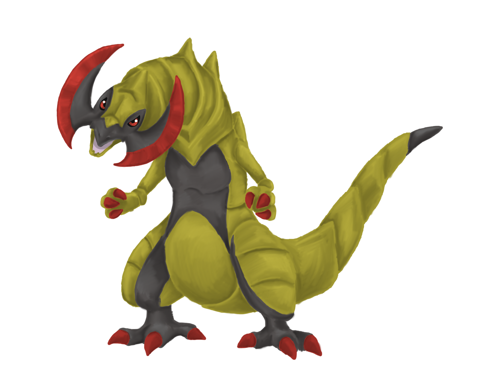 Haxorus Pokemon Transparent Isolated PNG