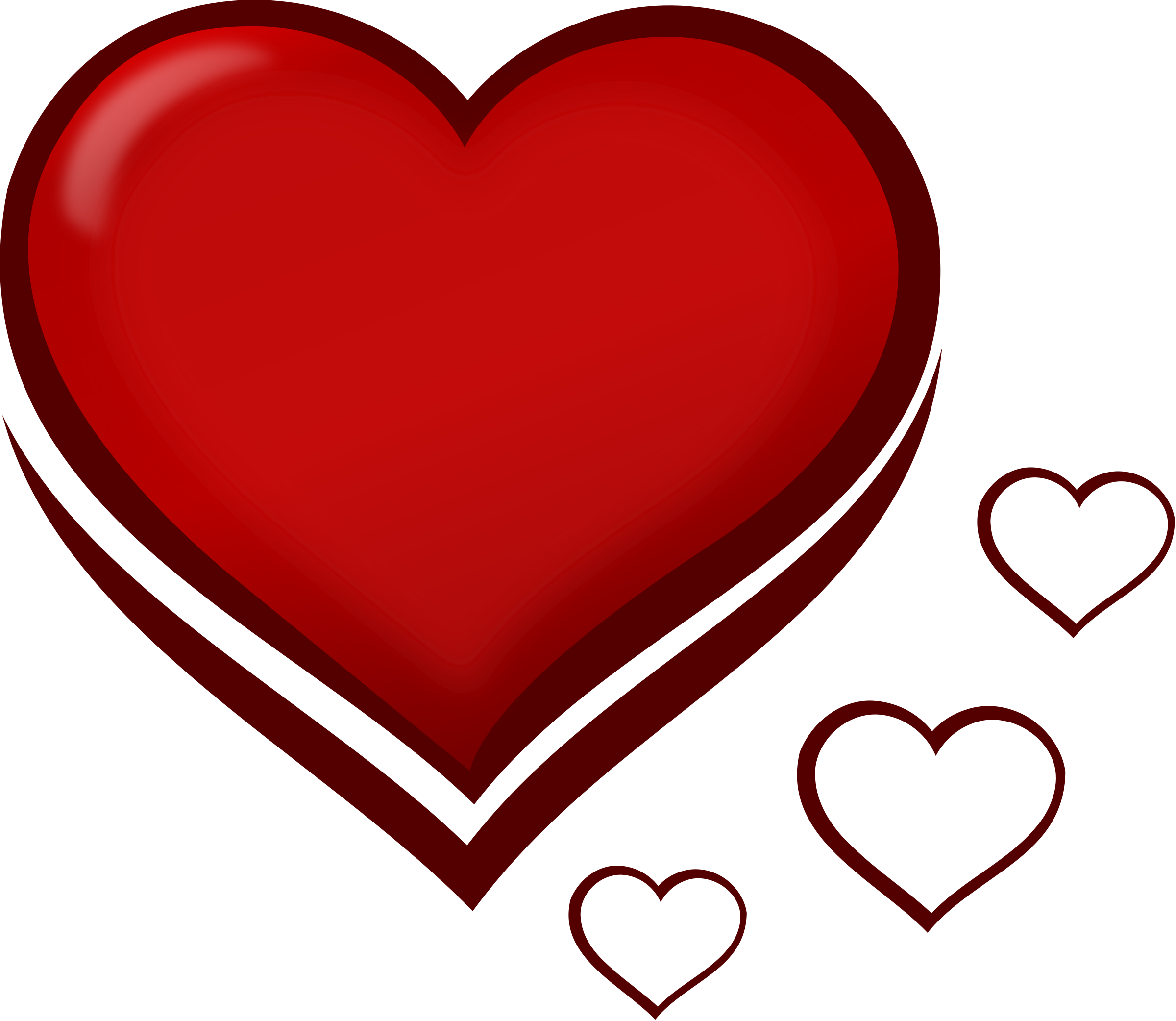 Heart Drawing PNG Isolated File