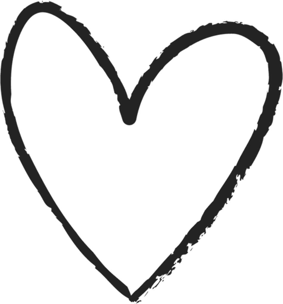 Heart Drawing PNG Isolated Pic