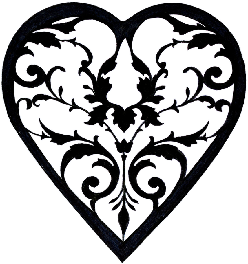 Heart Drawing PNG Transparent