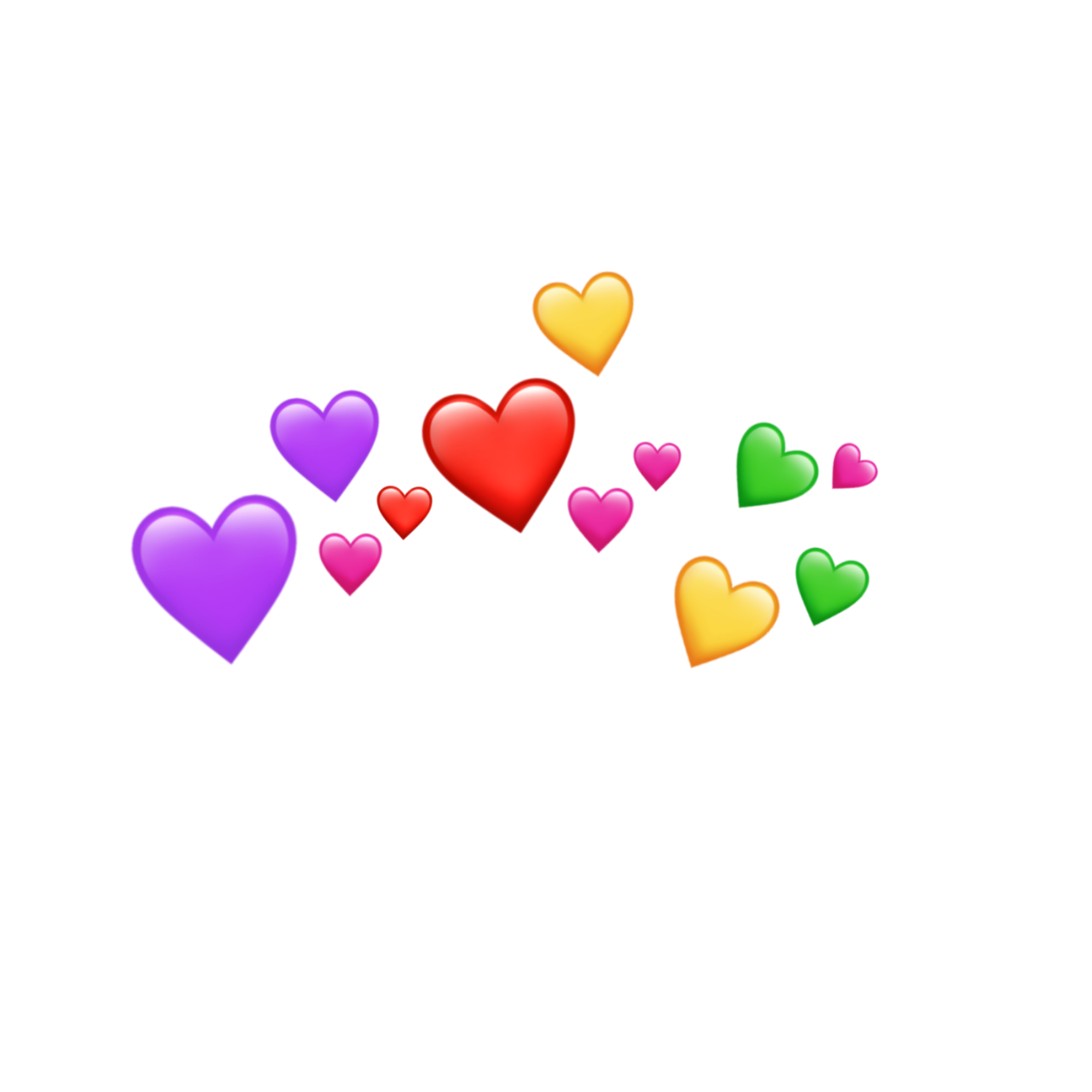 Heart Emojis PNG Isolated Photos