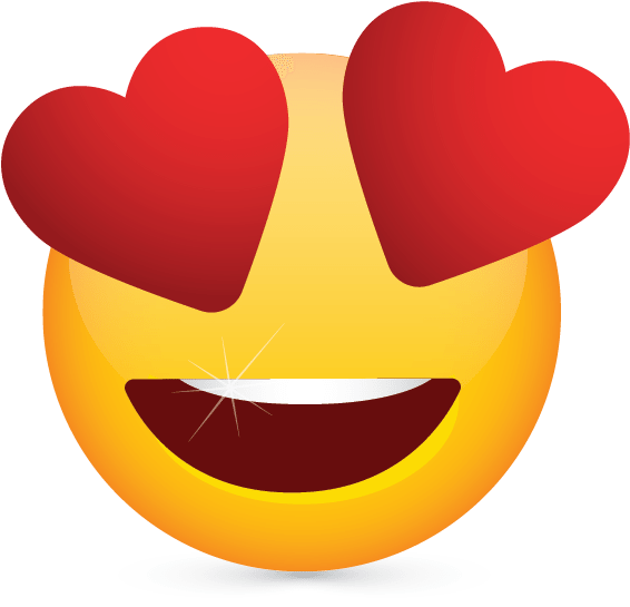 Heart Eye Emoji PNG Free Download