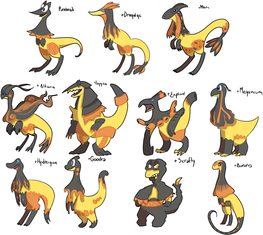 Heliolisk Pokemon PNG Isolated Picture