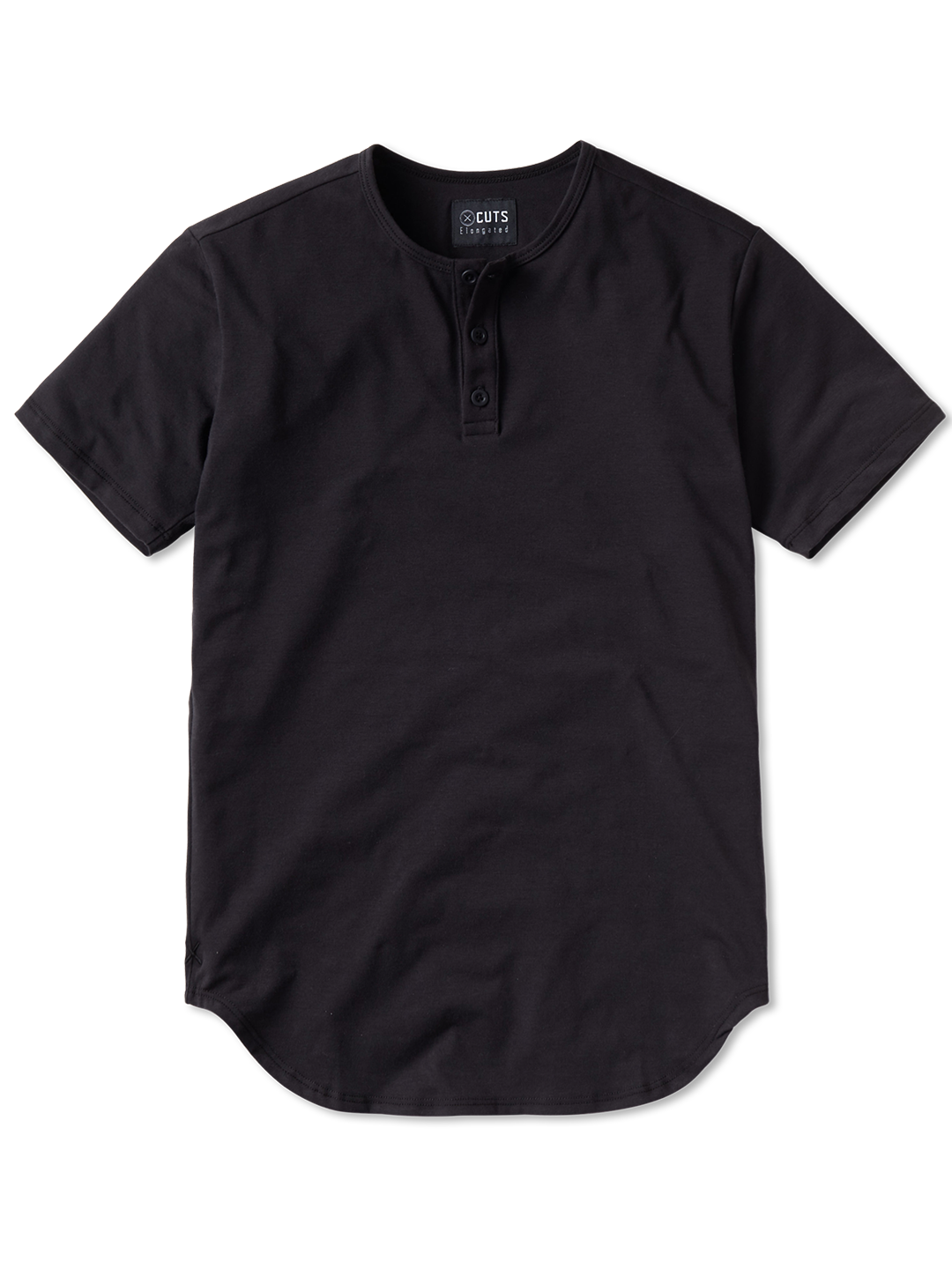 Henley Collar T-Shirt PNG HD