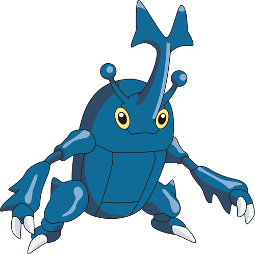 Heracross Pokemon PNG Isolated Picture