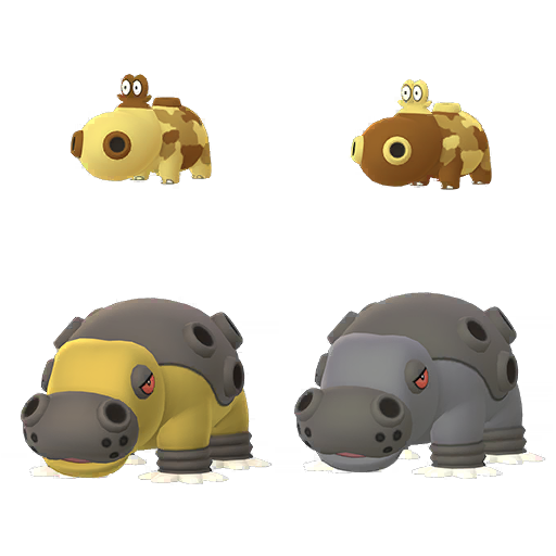 Hippopotas Pokemon PNG File