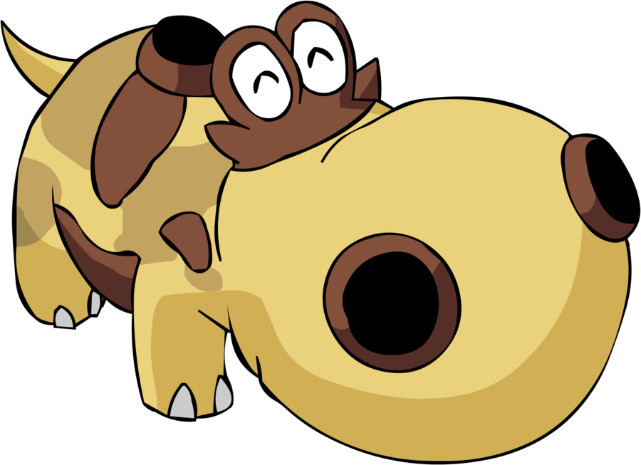 Hippopotas Pokemon PNG Photo