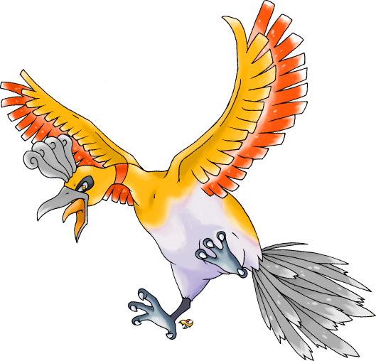 Ho Oh Pokemon PNG Pic