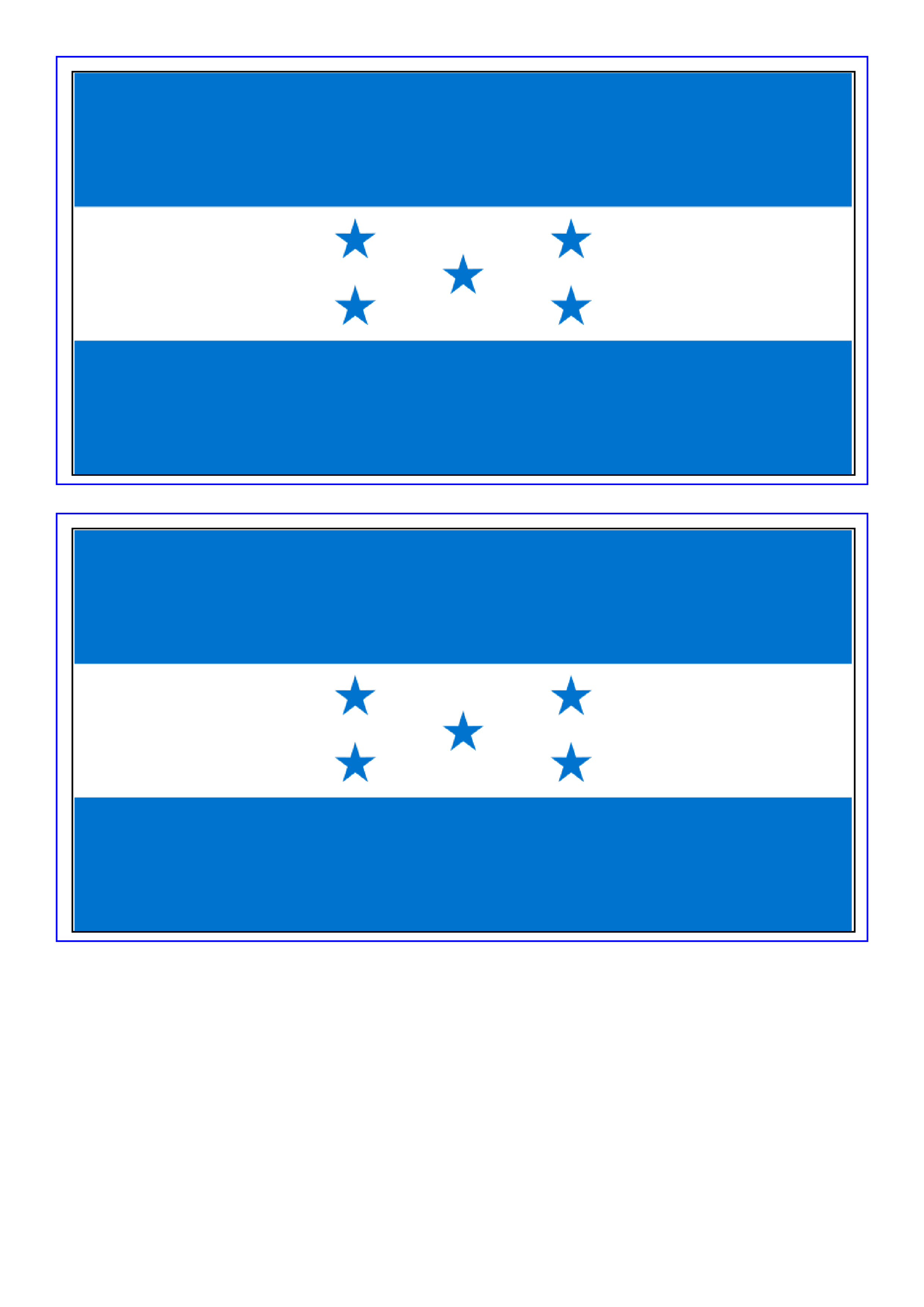 Honduras Flag Transparent PNG