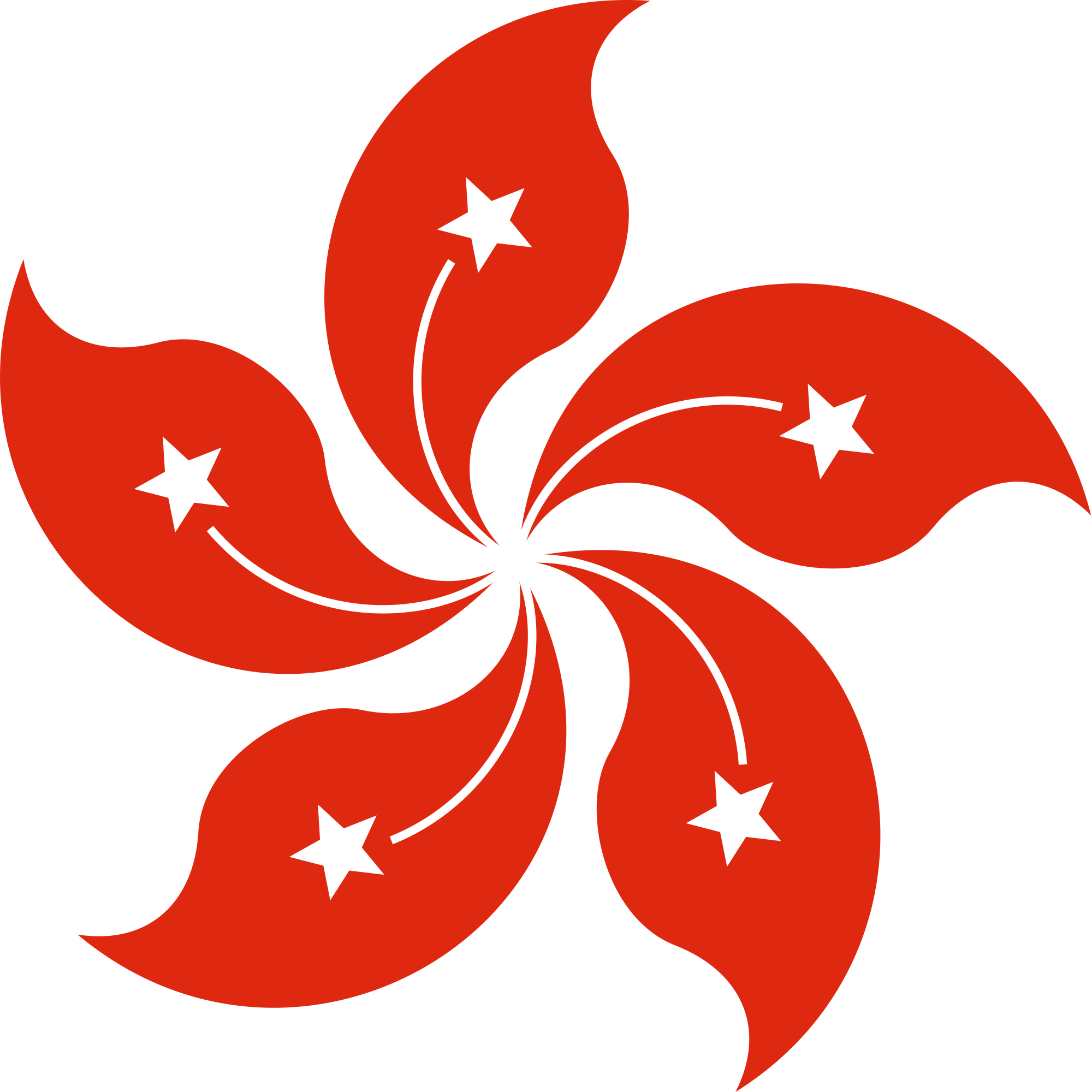 Hong Kong Flag PNG Isolated Photo
