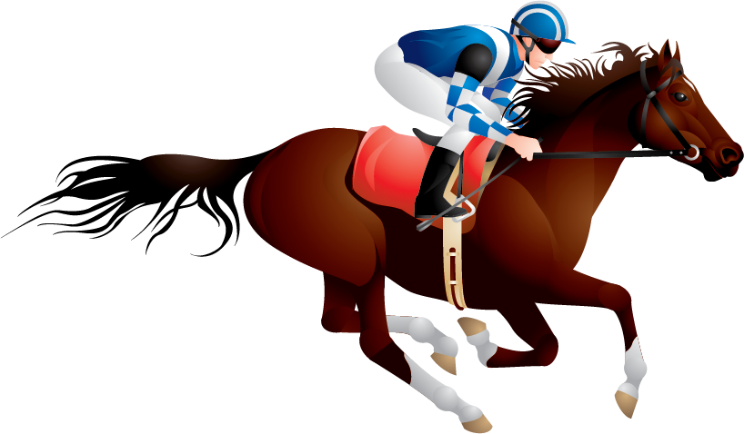 Horse Racing PNG Isolated Image