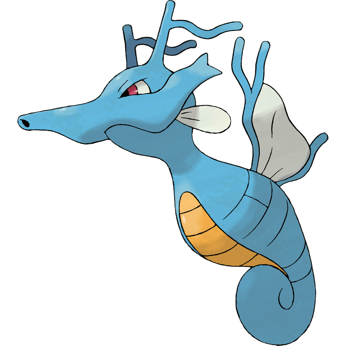Horsea Pokemon PNG Isolated Clipart
