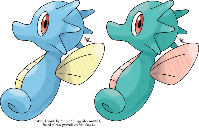 Horsea Pokemon PNG Isolated Pic