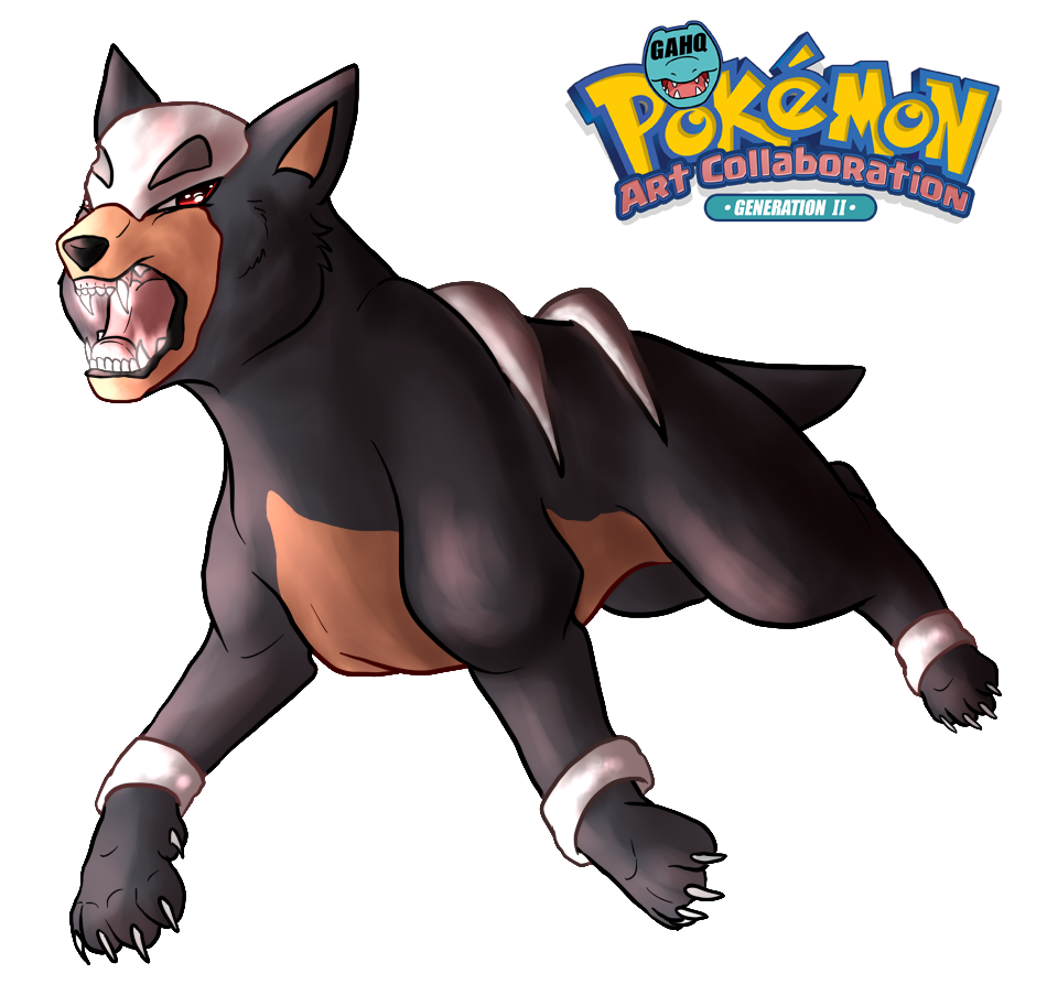 Houndour Pokemon PNG Isolated Pic