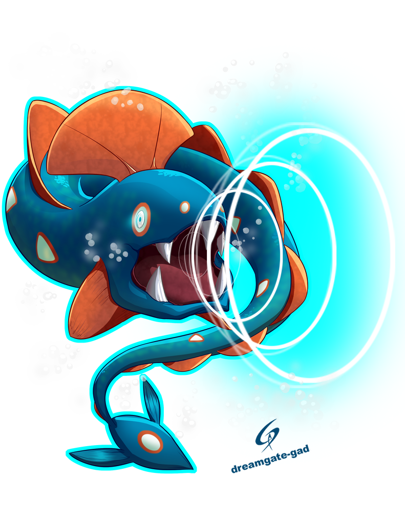 Huntail Pokemon PNG Picture