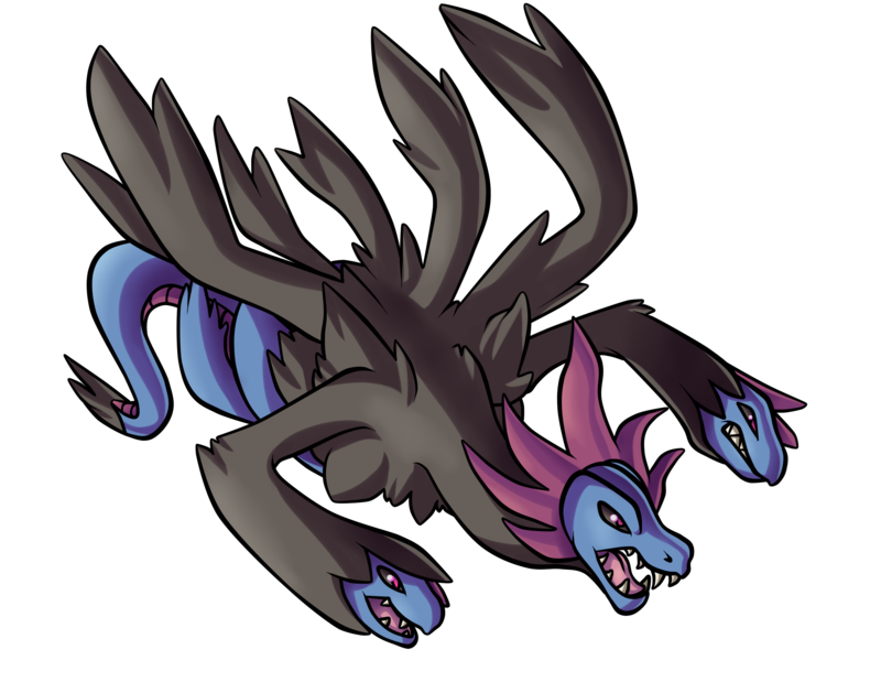 Hydreigon Pokemon PNG Isolated HD Pictures