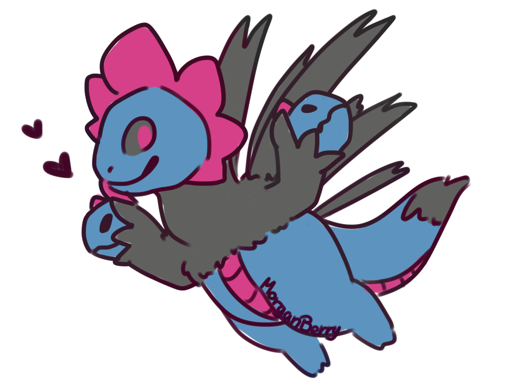 Hydreigon Pokemon PNG Isolated Picture