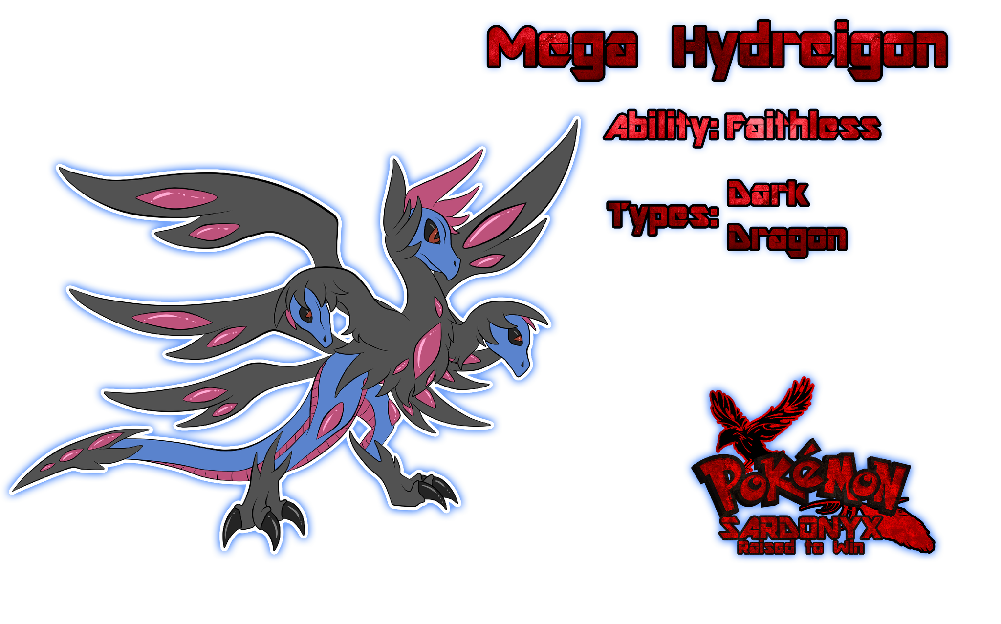 Hydreigon Pokemon PNG Picture