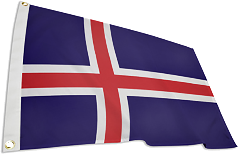 Iceland Flag Transparent PNG