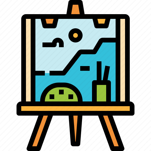 Icon Painting Art PNG Photos
