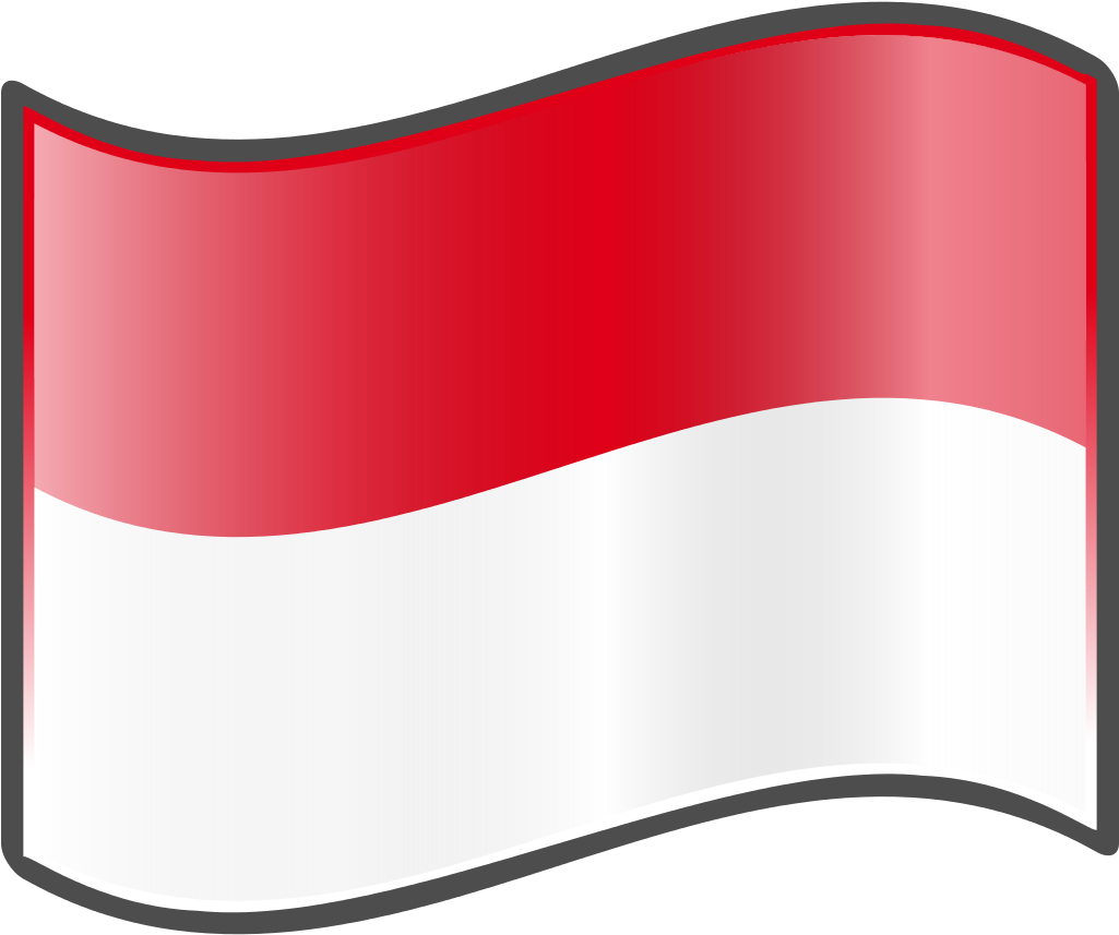 Indonesia Flag PNG HD
