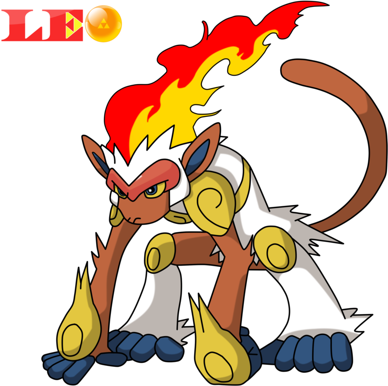 Infernape Pokemon PNG Isolated Transparent Picture