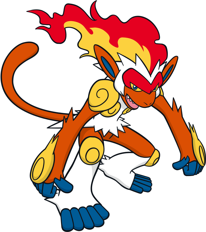 Infernape Pokemon Transparent Isolated Images PNG