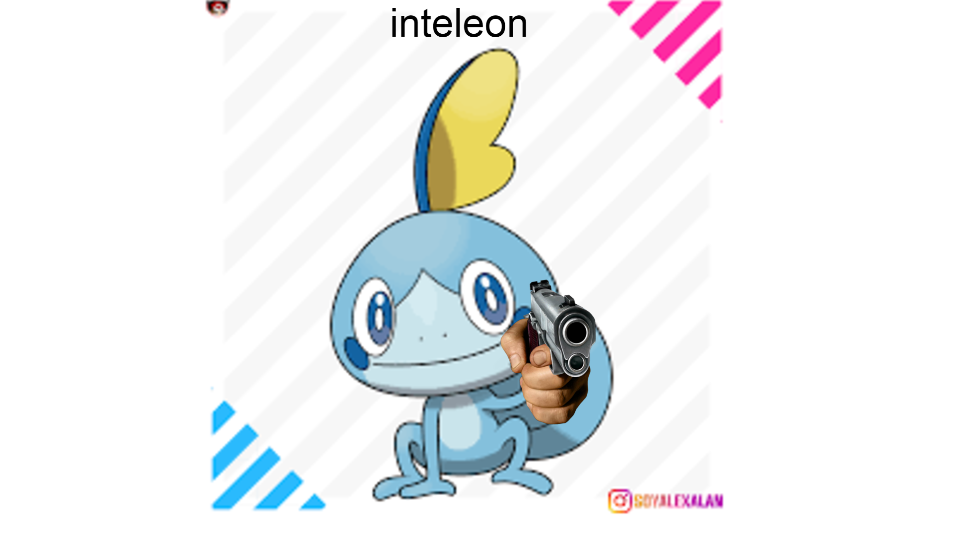 Inteleon Pokemon PNG Isolated HD