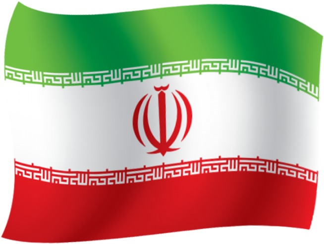 Iran Flag PNG Isolated File