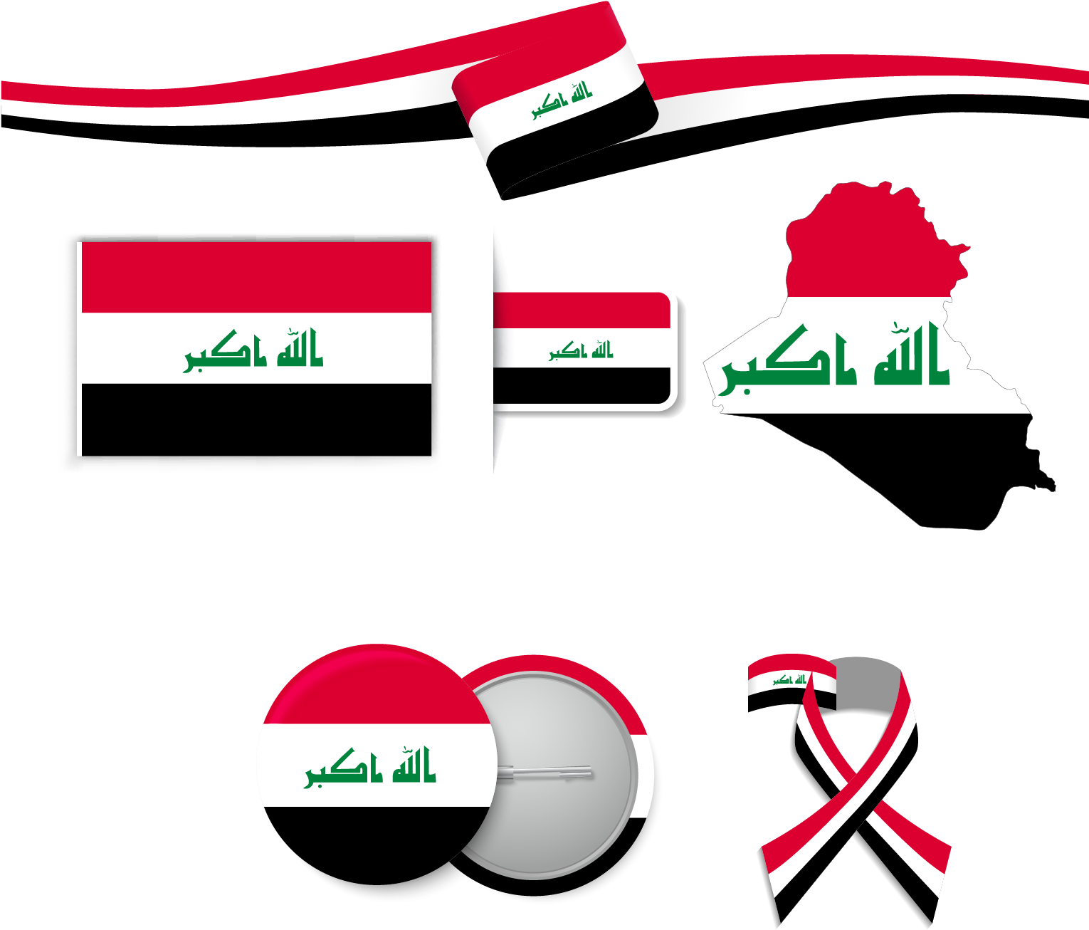 Iraq Flag Download PNG Image