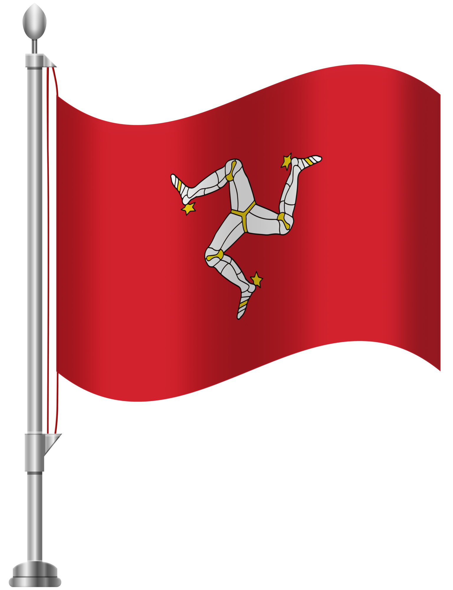 Isle Of Man Flag PNG File