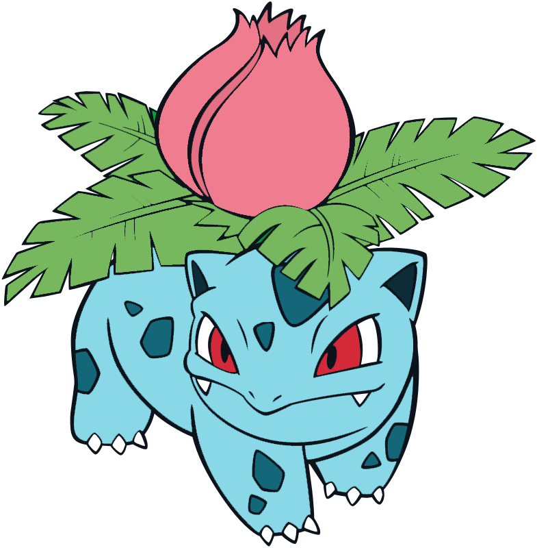 Ivysaur Pokemon PNG Transparent Image