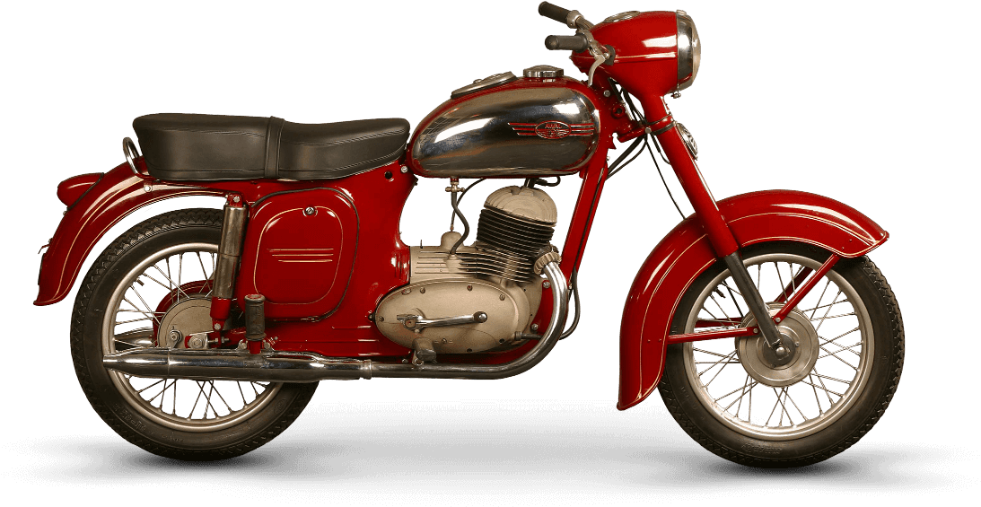 JAWA Motorcycle PNG Image
