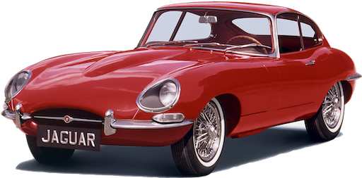 Jaguar E-Type PNG Isolated File