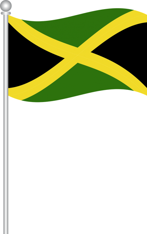 Jamaica Flag PNG Isolated File