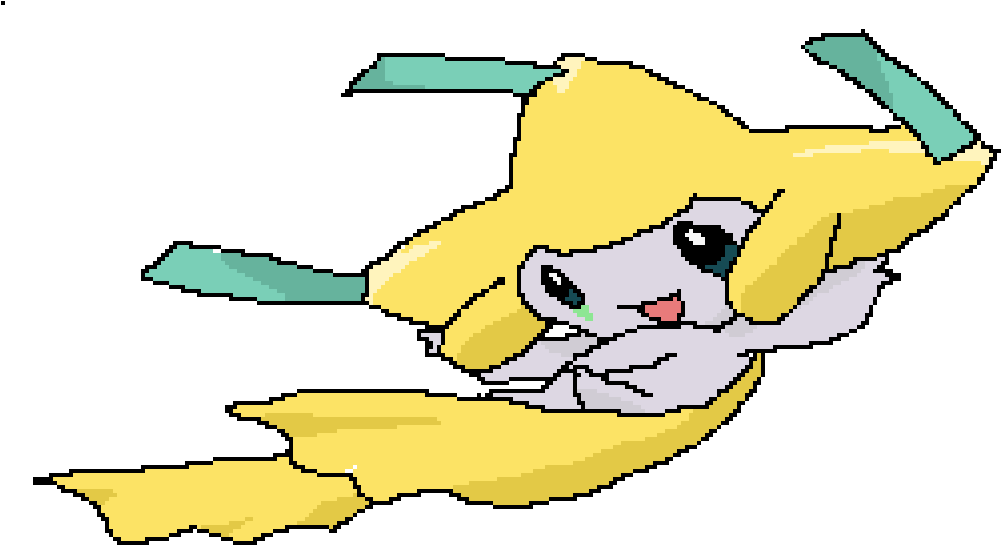 Jirachi Pokemon PNG Background Image