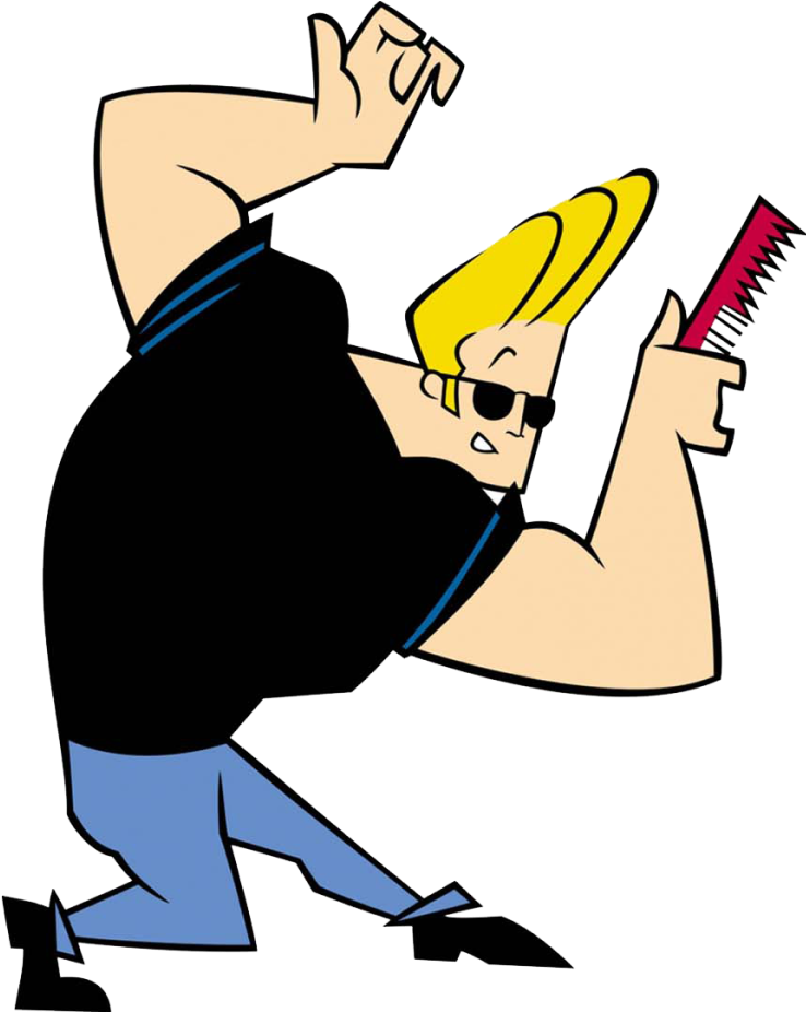 Johnny Bravo PNG Isolated Photo
